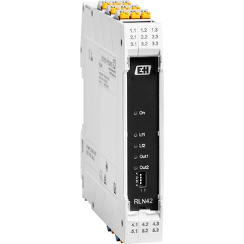 RLN42 isolating amplifier, NAMUR switch with relay signal output RLN42 2-channel, wide-range isolating amplifier with universal power supply